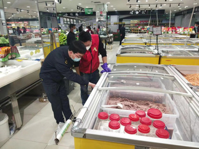 陽信市場監管局開展流通環節食品安全監督抽檢工作